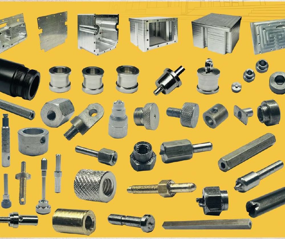 Turned and milled components